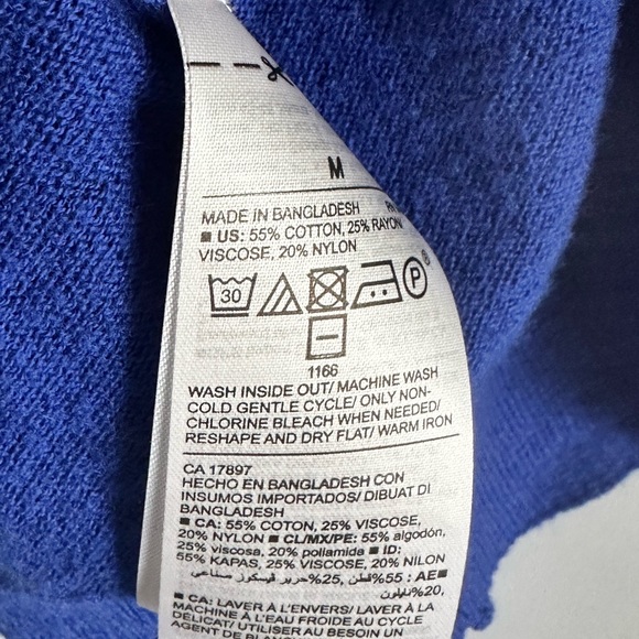 Blue Cardigan Jacket Blue Size Medium Old Navy - Picture 4 of 4